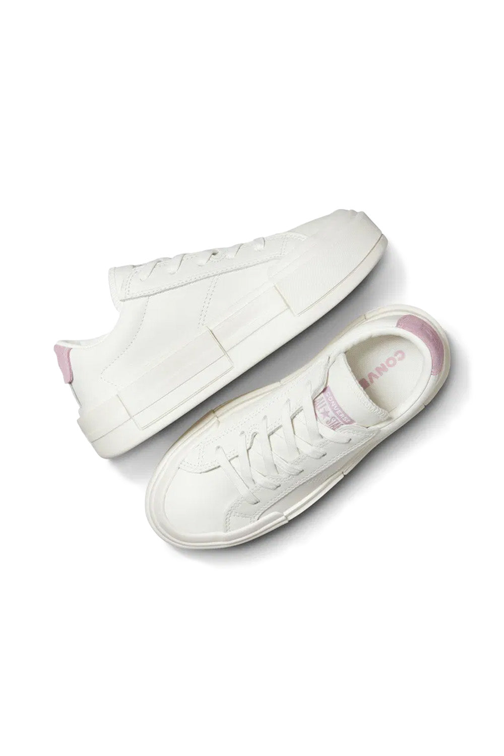 Converse-Cruise Leather Platform Beyaz Deri Kadın Sneakers-Sneakers-2-Milagron.com