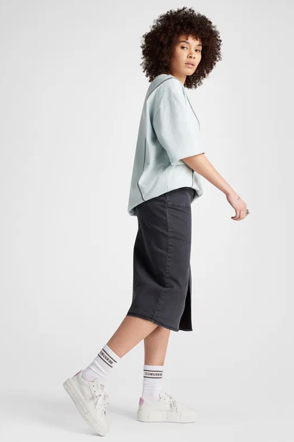 Converse-Cruise Leather Platform Beyaz Deri Kadın Sneakers-Sneakers-5-Milagron.com