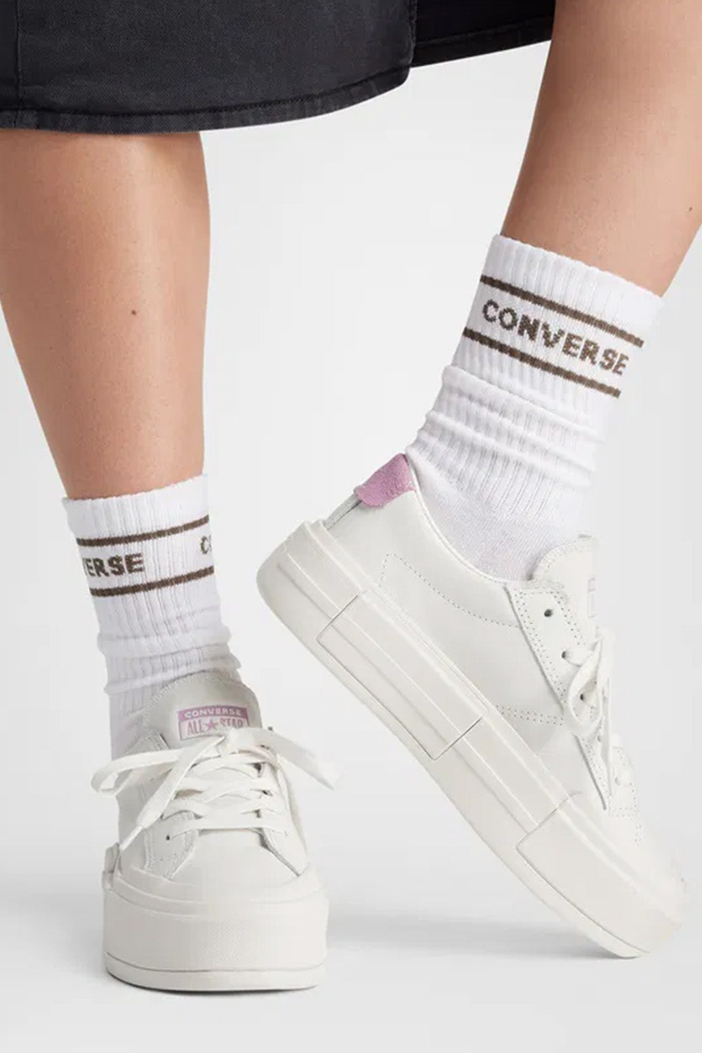 Converse-Cruise Leather Platform Beyaz Deri Kadın Sneakers-Sneakers-6-Milagron.com