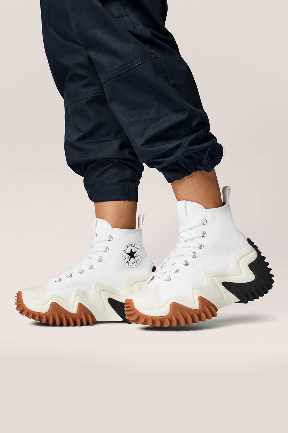 Converse-Run Star Motion White/Black/Gum Honey-Sneakers-2-Milagron.com