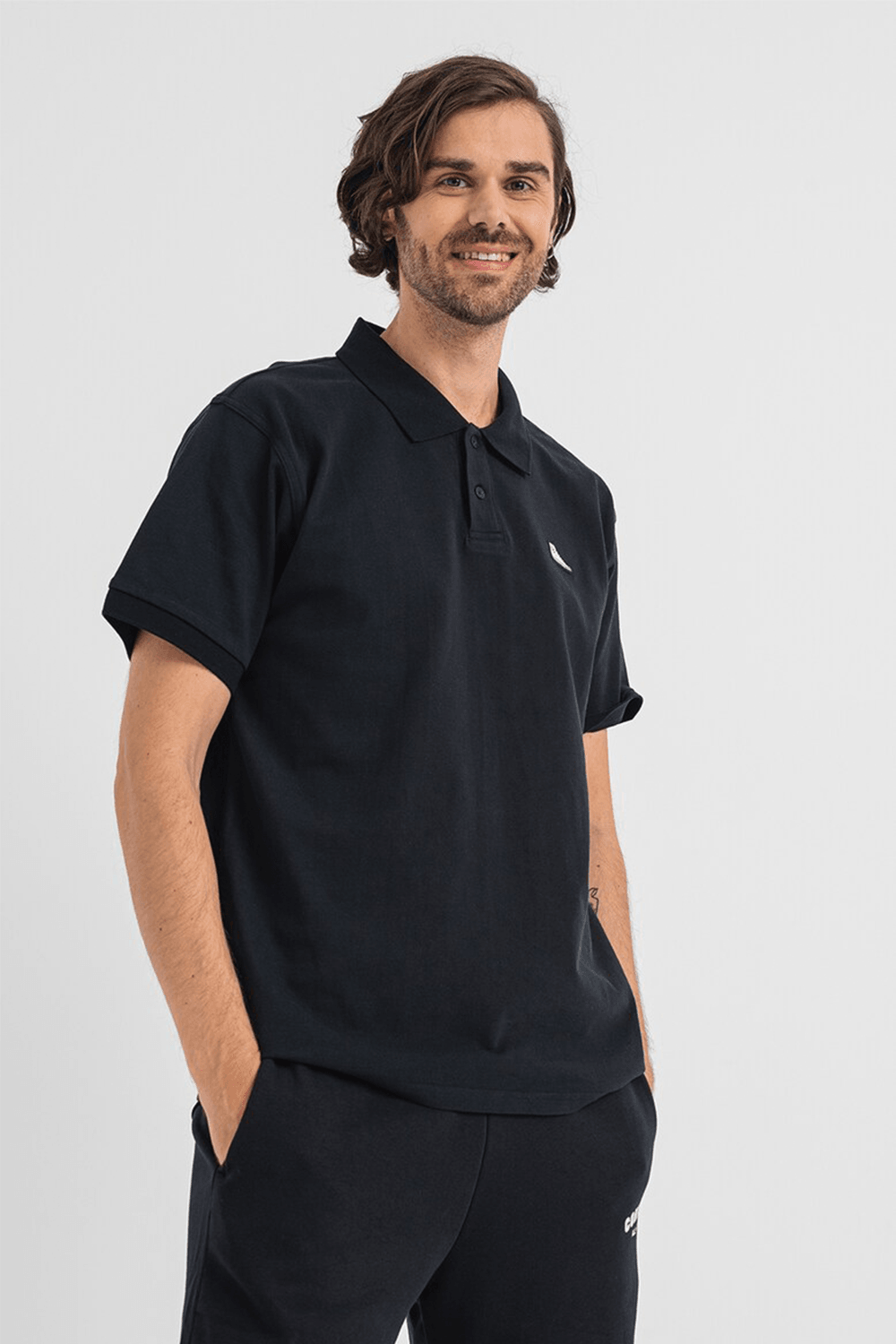 Converse-Shoe Patch Polo Shirt-T-Shirts-1-Milagron.com