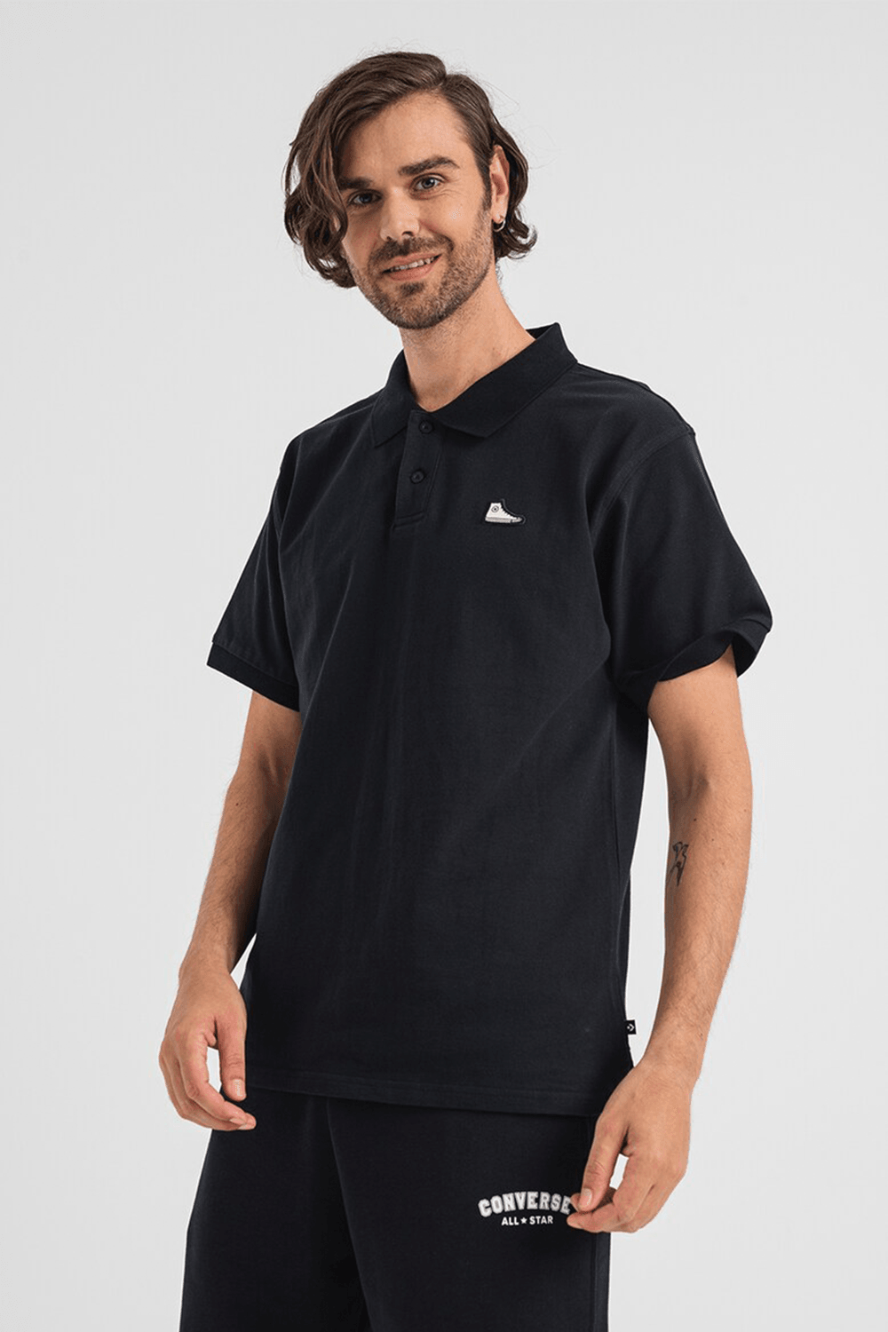 Converse-Shoe Patch Polo Shirt-T-Shirts-3-Milagron.com