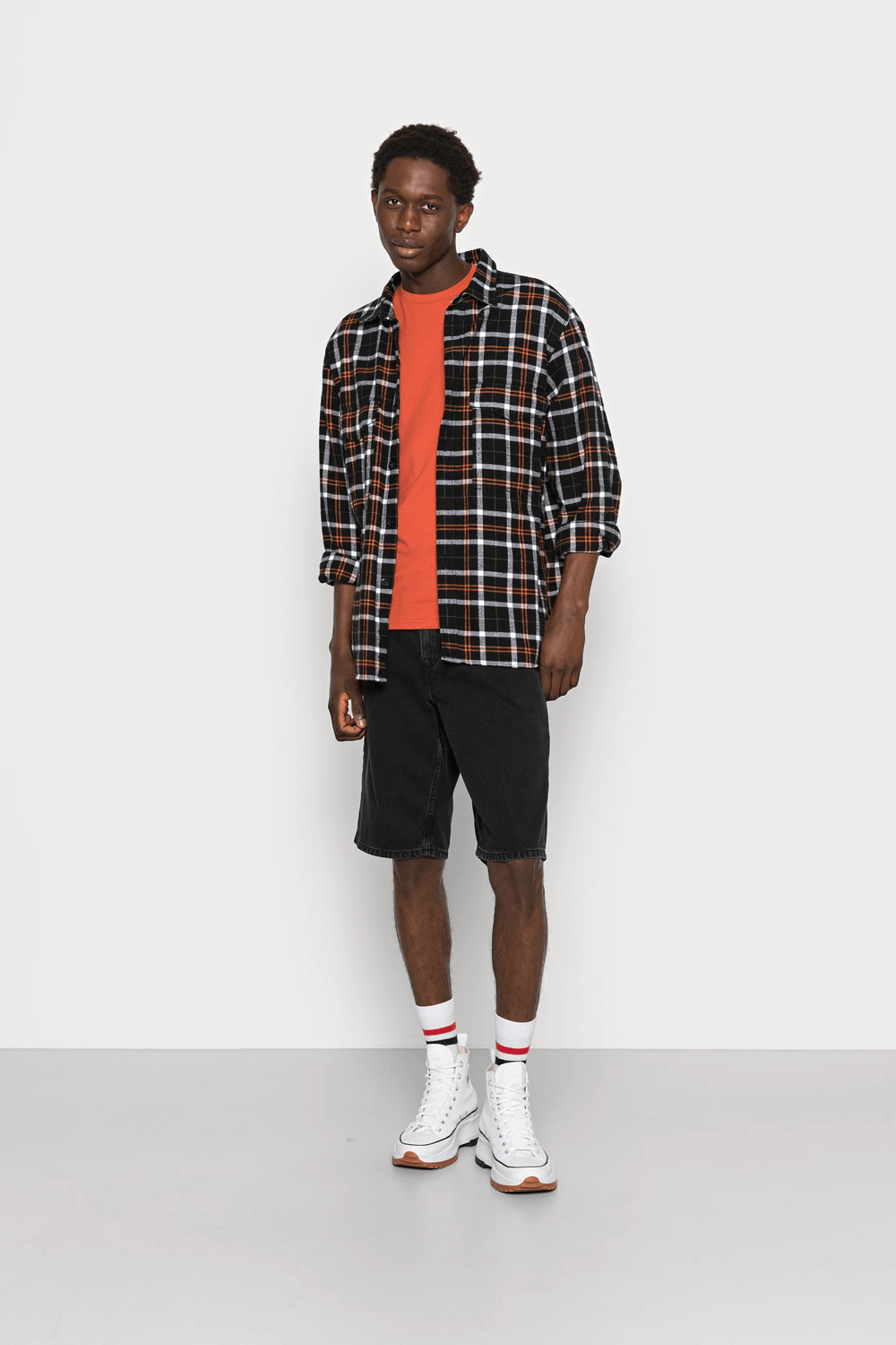 Converse-Star Chevron Left Chest Tee Fire Opal-T-Shirts-2-Milagron.com