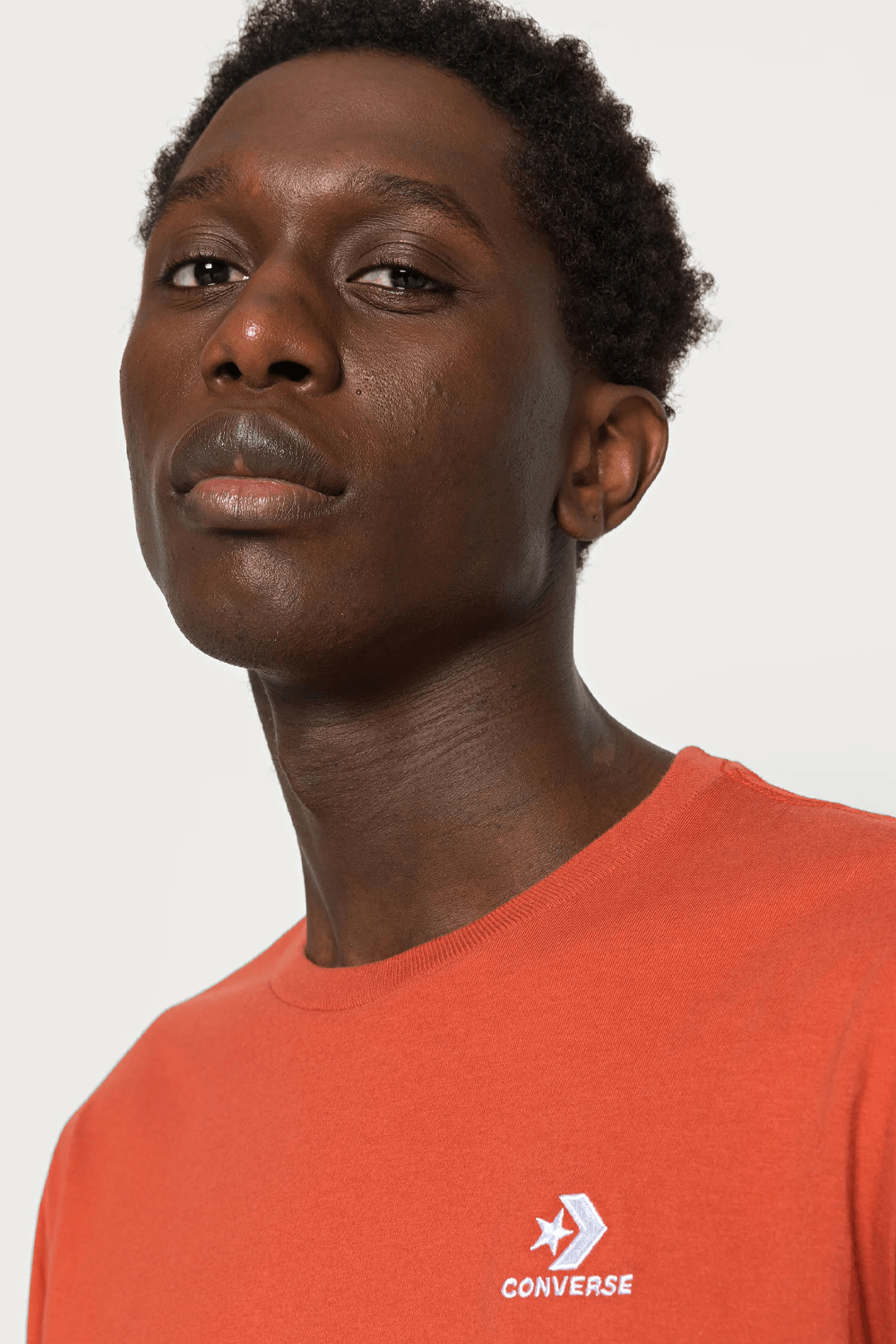 Converse-Star Chevron Left Chest Tee Fire Opal-T-Shirts-5-Milagron.com