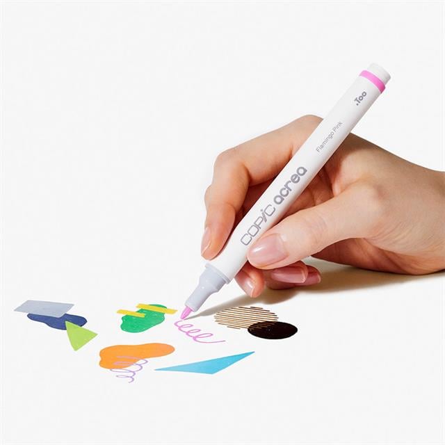 Copic-Acrea Paint Marker Set Of 6 Light Colours-Çizim Kalemi-3-Milagron.com