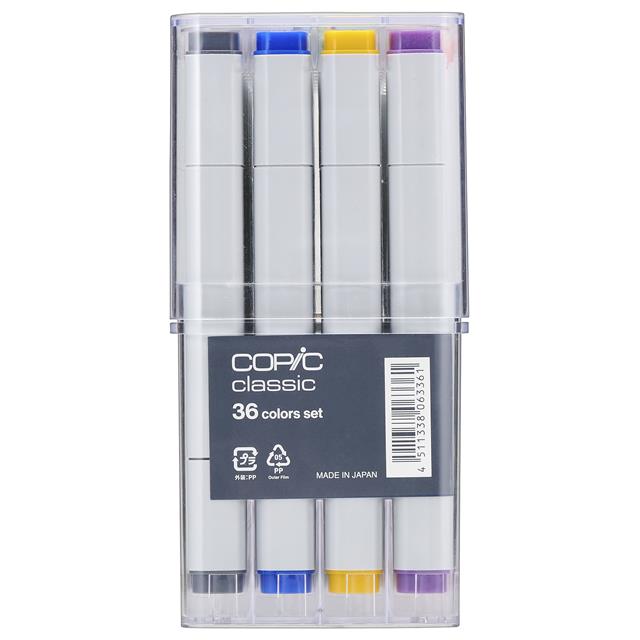 Copic-Copic Basic çift Uçlu 36'lı çizim Kalemi Seti C-Çizim Kalemleri-4-Milagron.com