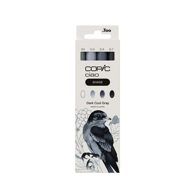 Copic-Ciao 4lü Shade Set Dark Cool Grey-Kalem Seti-1-Milagron.com