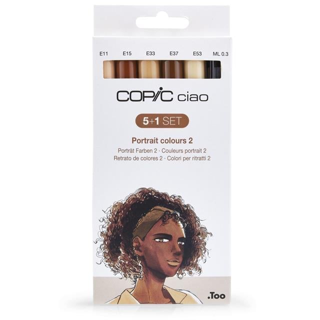 Copic-Ciao 5+1 Set Portrait Colors 2-Çizim Kalemi-1-Milagron.com