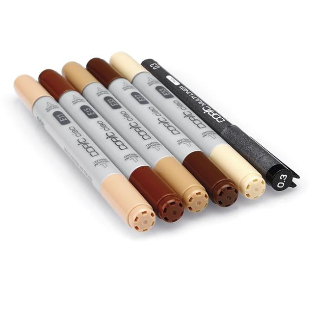 Copic-Ciao 5+1 Set Portrait Colors 2-Çizim Kalemi-3-Milagron.com