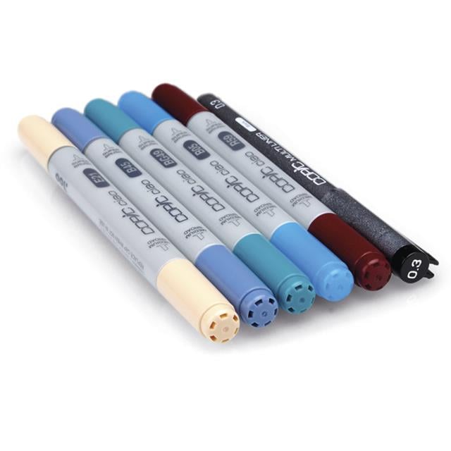 Copic-Ciao Marker Çizim Kalemi Seti 5+1 Set Manga 2-Çizim Kalemi-4-Milagron.com
