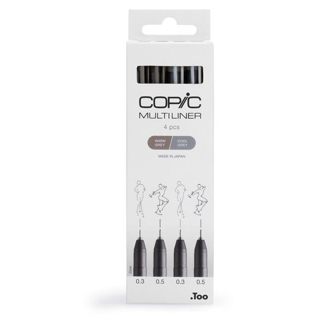 Copic-Copic Multiliner Classic Color 4'lü Set-Kalem Seti-1-Milagron.com