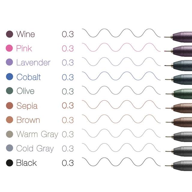 Copic-Copic Multiliner Classic Color 10'lu Kalem Seti-Kalem Seti-3-Milagron.com