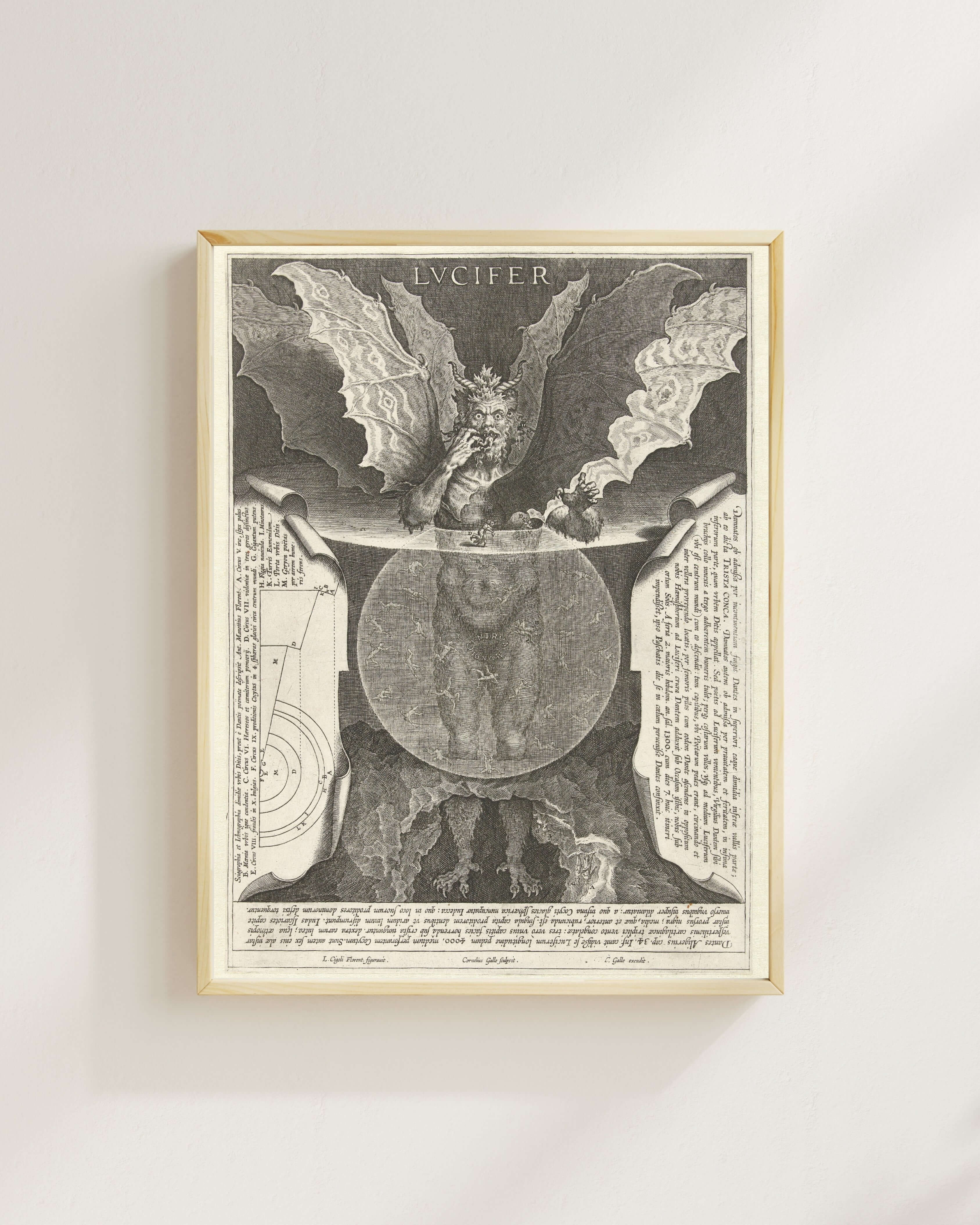 Cornelis Galle - Lucifer