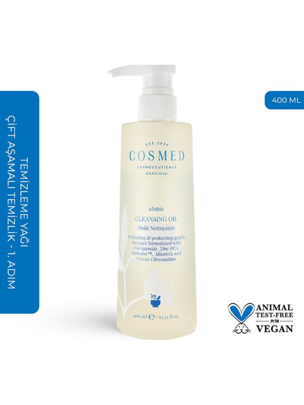Cosmed-Cosmed Atopia Cleansing Oil-Yüz Temizleme Yağı-2-Milagron.com