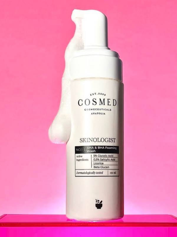 Cosmed-Cosmed Skinologist Aha & Bha Foaming Wash-Yüz Temizleme Köpüğü-3-Milagron.com