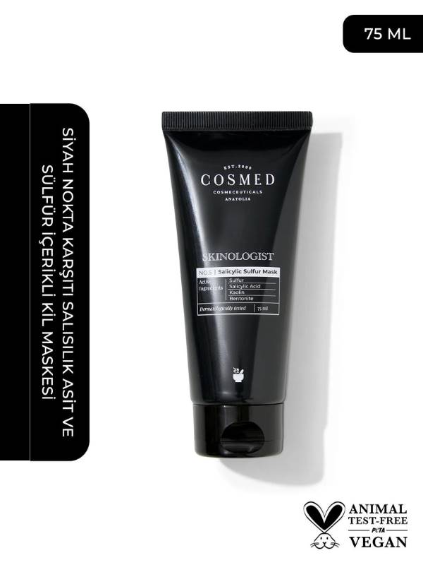 Cosmed-Cosmed Skinologist Salicylic Sulfur Mask-Yüz Maskesi-2-Milagron.com