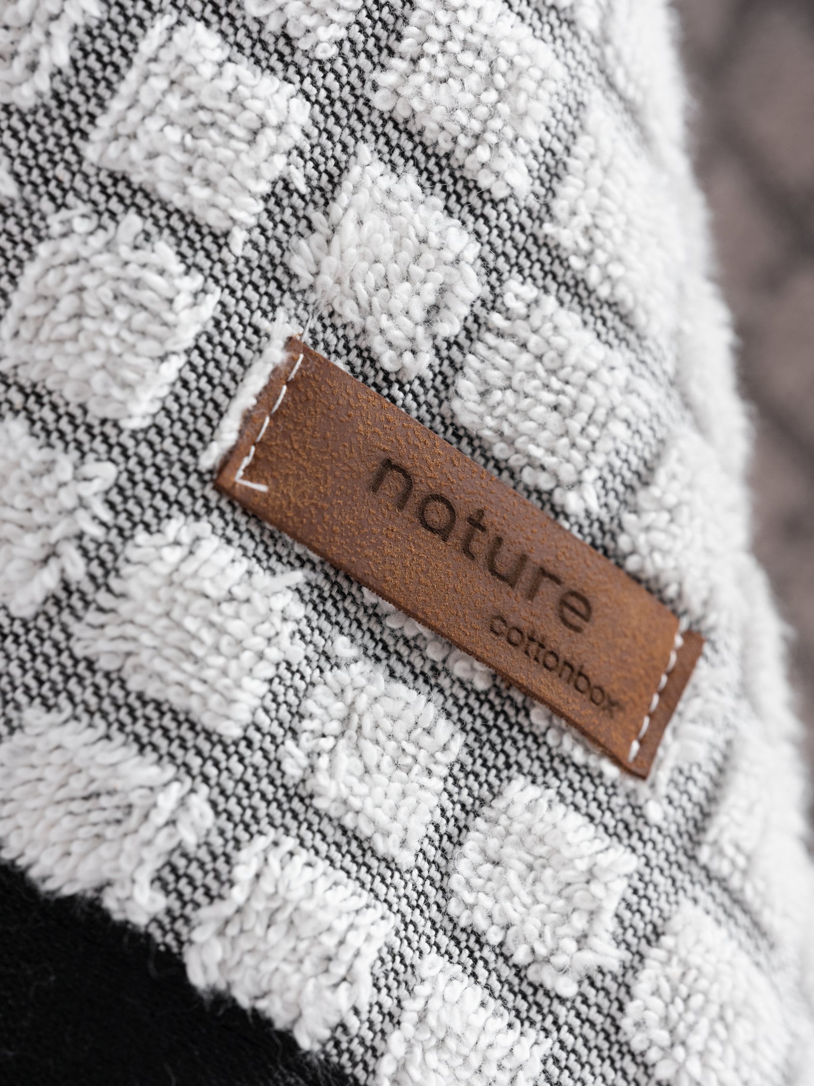 Cotton Box-Cotton Box %100 Pamuk 4'lü Nature Jakarlı Havlu Seti 50x90-El Yüz Havlusu-2-Milagron.com