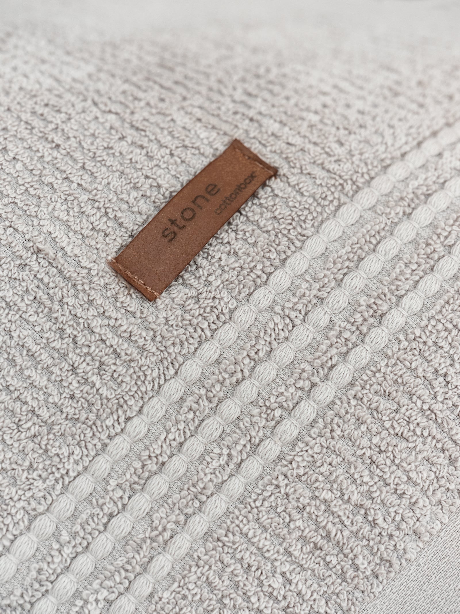 Cotton Box-%100 Pamuk Wellness Havlu Seti Stone Gri-Havlu Seti-2-Milagron.com