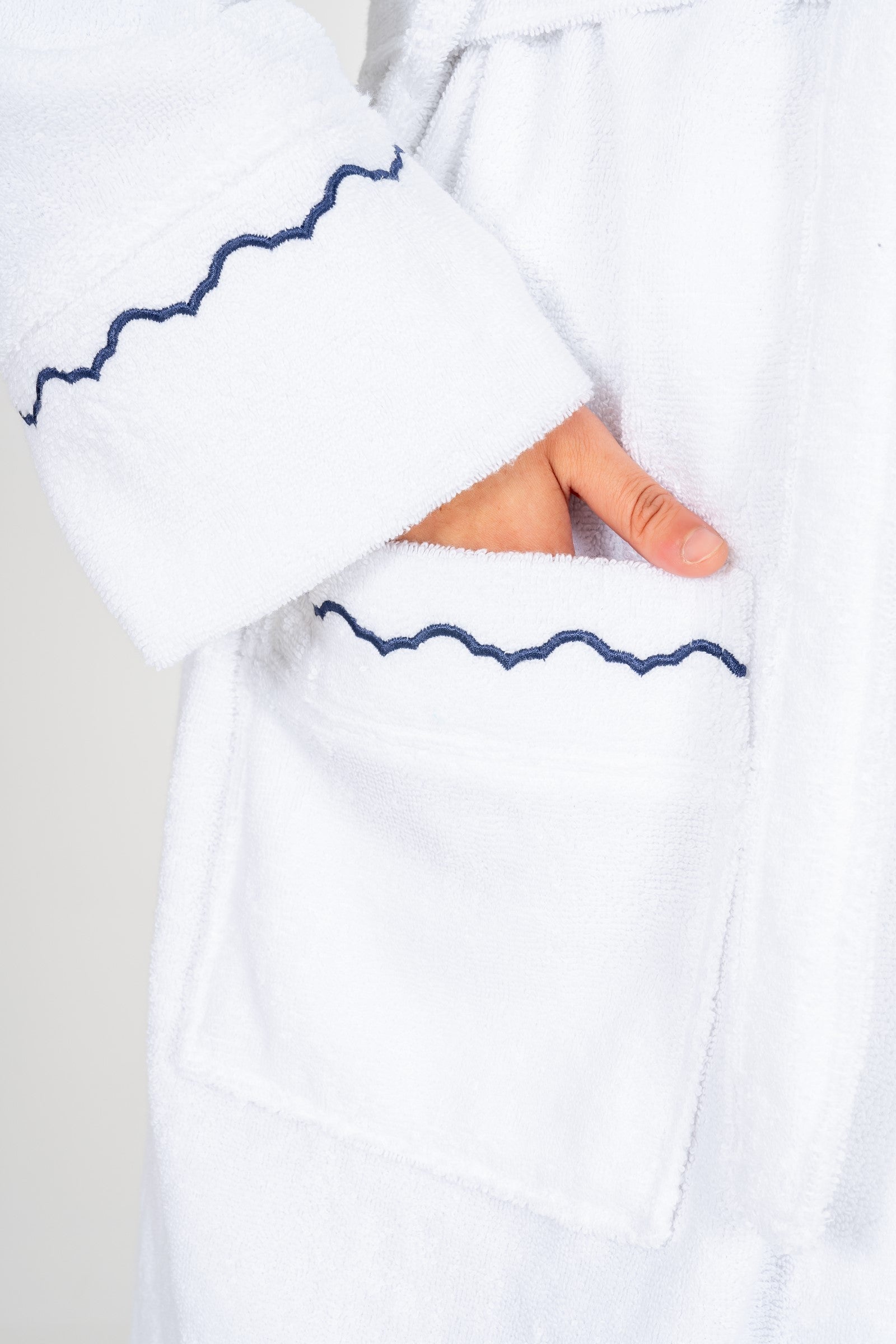 Cotton Box-Classic Bornoz Seti Josina Beyaz Kadın M/L-Bornoz Seti-7-Milagron.com