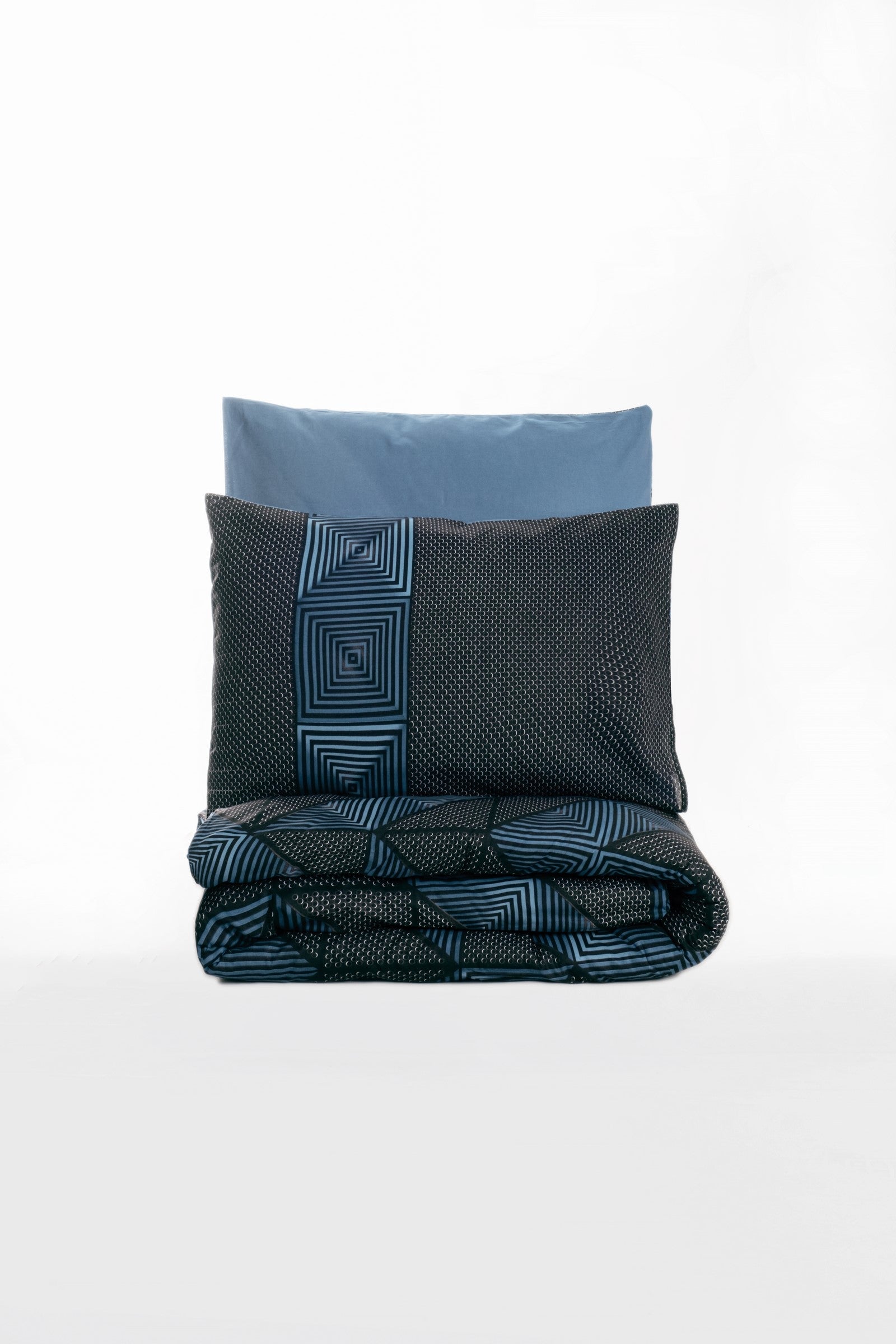 Cotton Box-Dark Çift Kişilik Nevresim Takımı Armor Siyah-Nevresim Takımı-3-Milagron.com