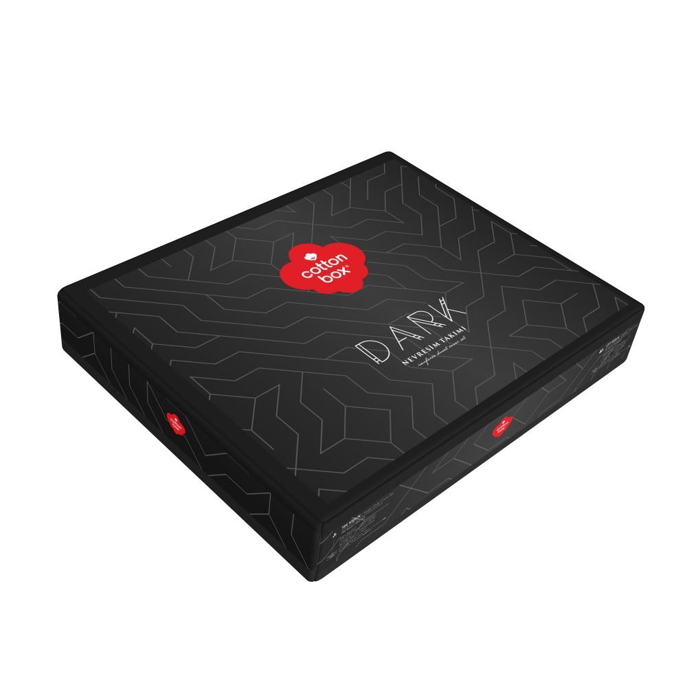 Cotton Box-Dark Çift Kişilik Nevresim Takımı Veta Gold-Nevresim Takımı-3-Milagron.com