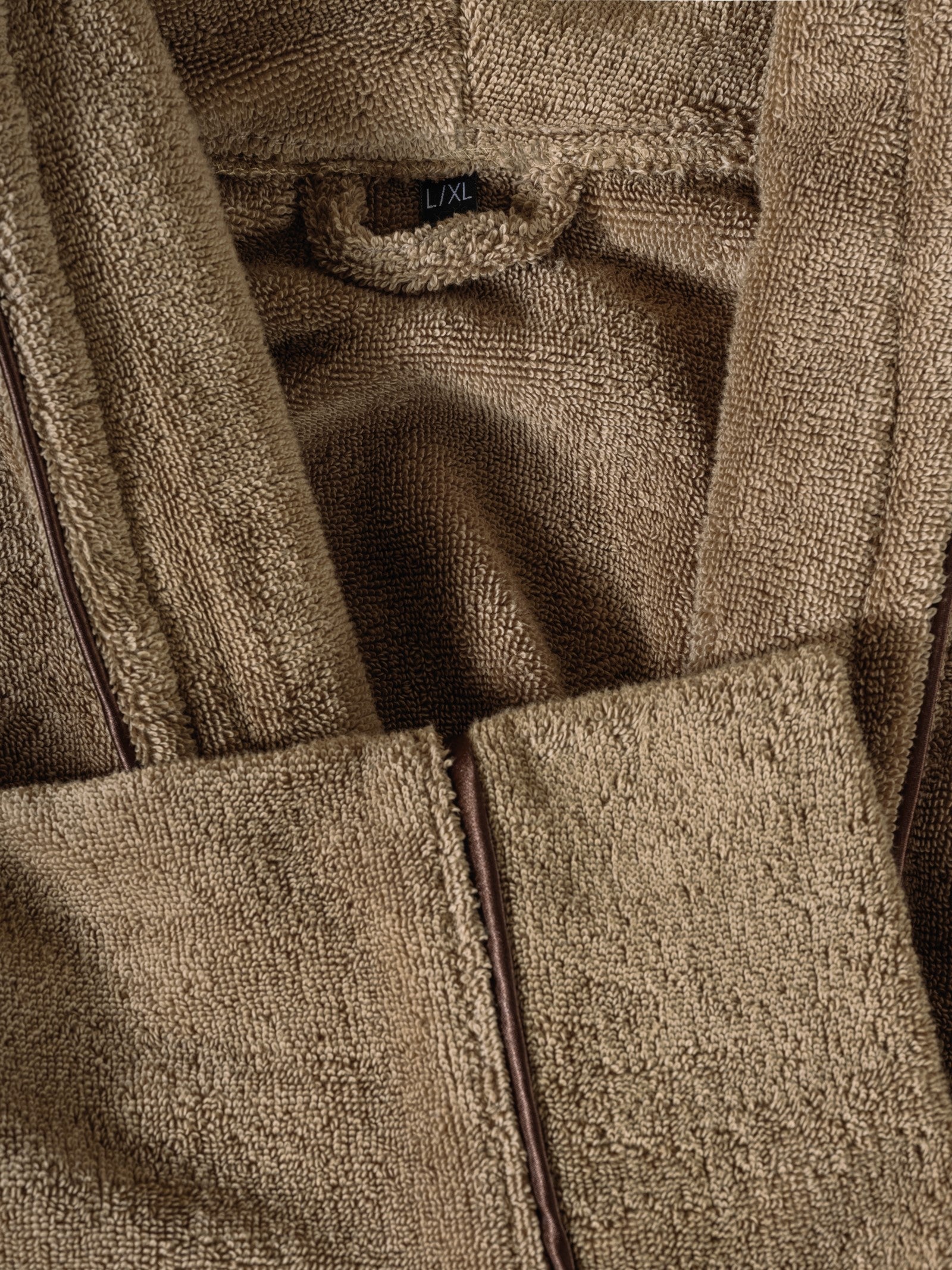 Cotton Box-Exclusive Single Bornoz Seti Bej L/XL-Bornoz Seti-2-Milagron.com