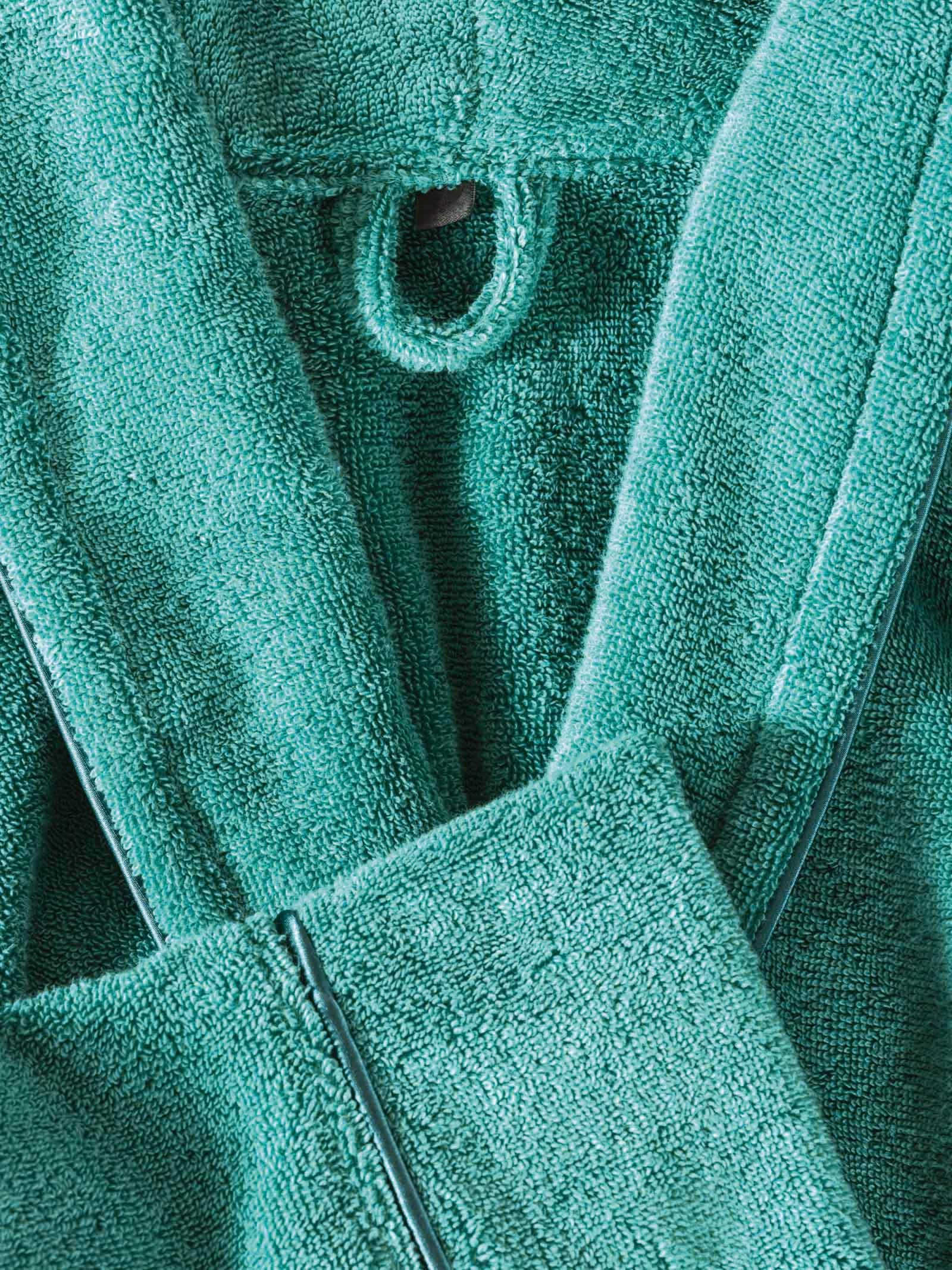 Cotton Box-Exclusive Single Bornoz Seti Yeşil M/L-Bornoz Seti-2-Milagron.com