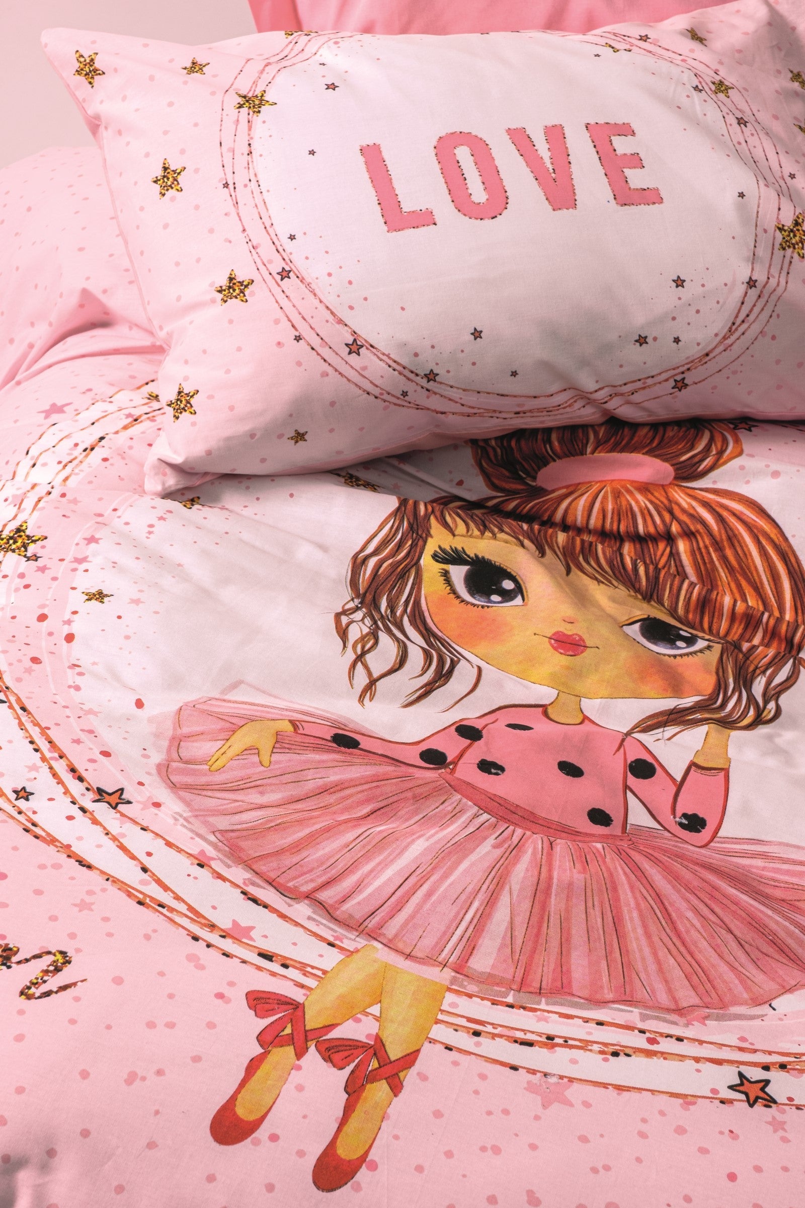 Cotton Box-Cotton Box Junior Tek Kişilik Nevresim Takımı Jerry Pembe-Tek Kişilik Nevresim Takımı-2-Milagron.com