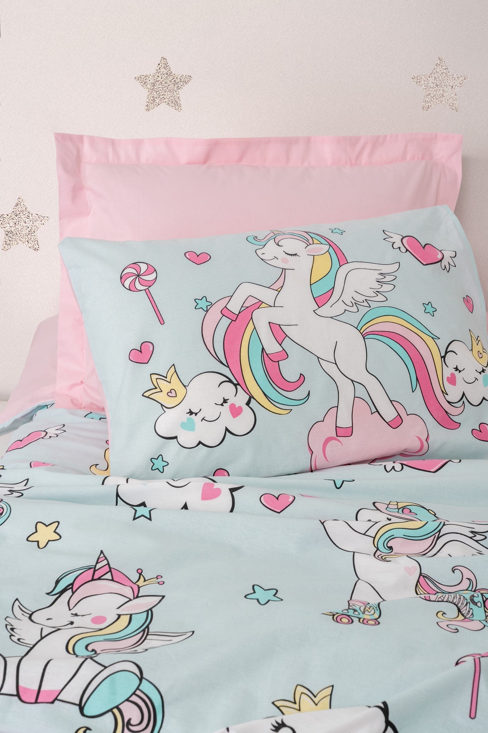 Cotton Box Junior Tek Kişilik Nevresim Takımı Twinka Pembe