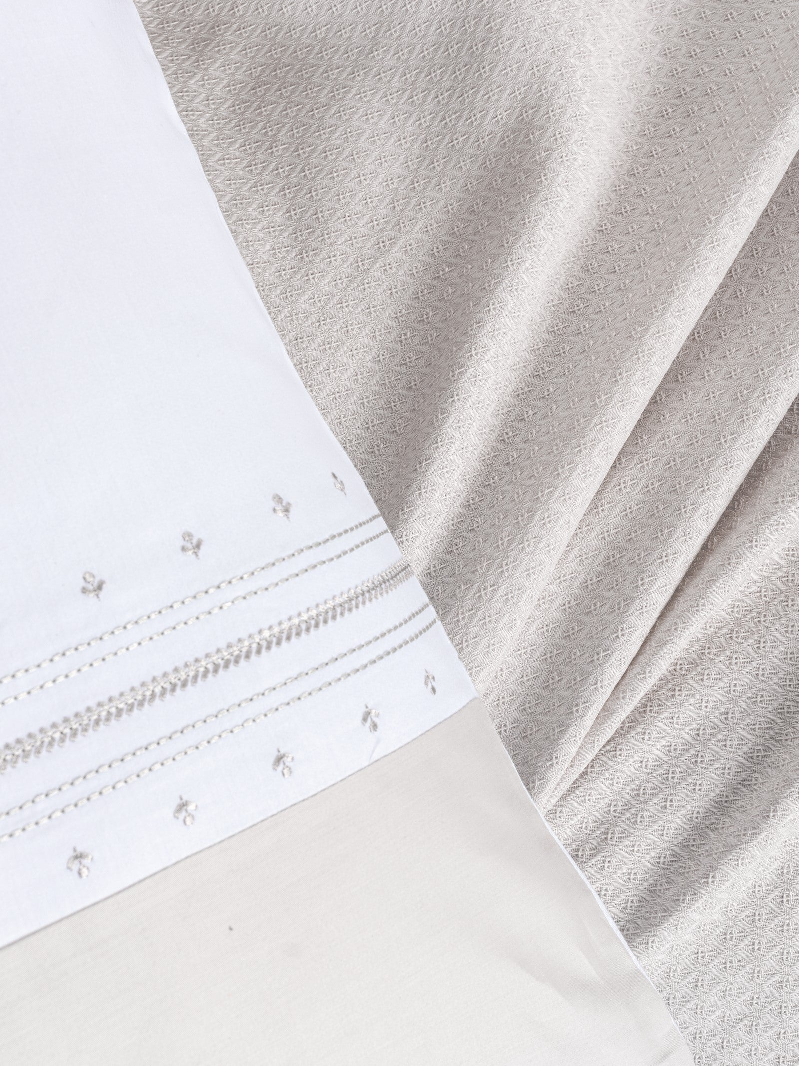 Cotton Box-Lusso Bambu Çift Kişilik Pike Takımı Chaste Taş-Pike Takımı-3-Milagron.com