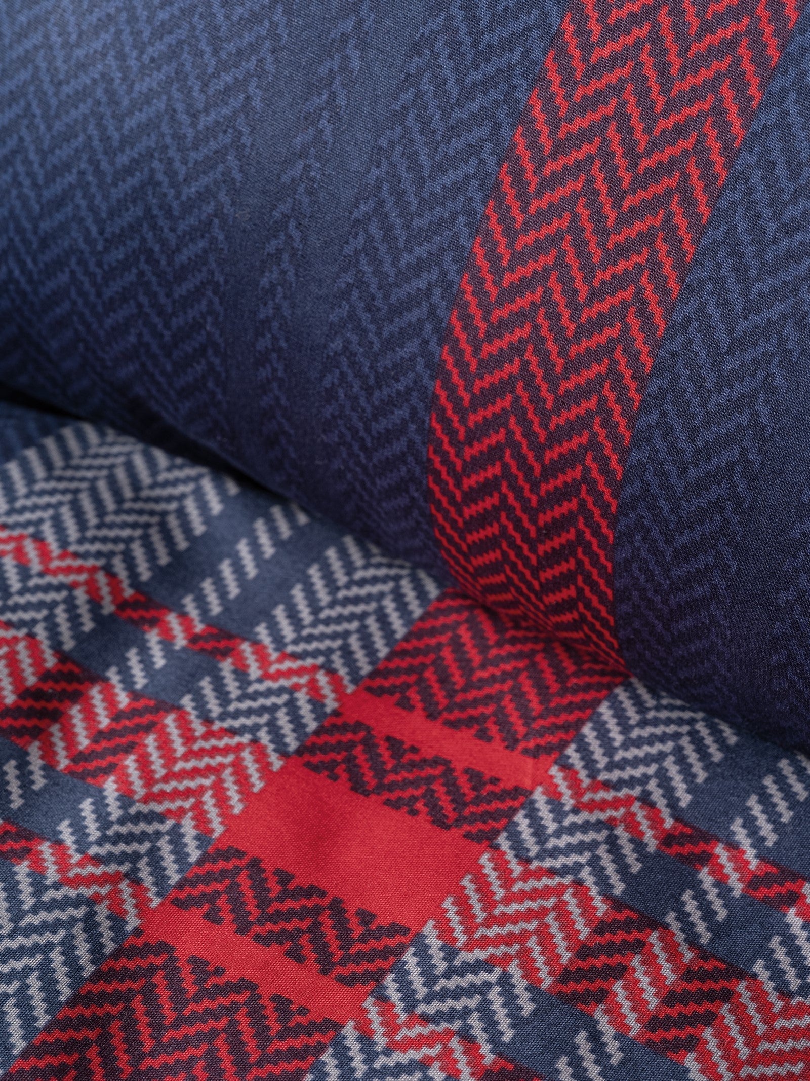 Cotton Box-Masculine Çift Kişilik Nevresim Takımı Abel Kırmızı-Nevresim Takımı-2-Milagron.com