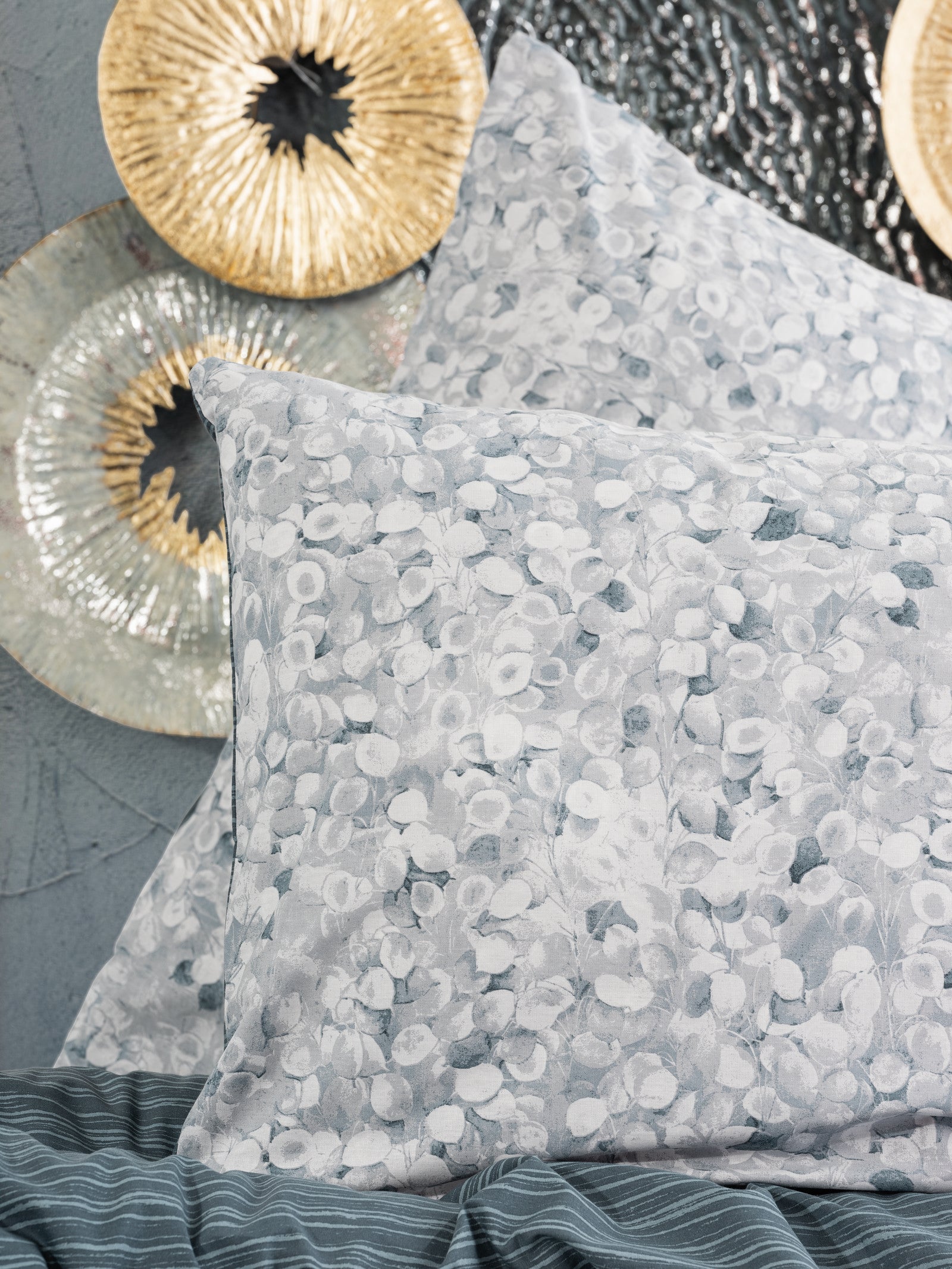 Cotton Box-Cotton Box Minimal Tek Kişilik Lastikli çarşaflı Nevresim Takımı Molly Antrasit-Tek Kişilik Nevresim Takımı-2-Milagron.com