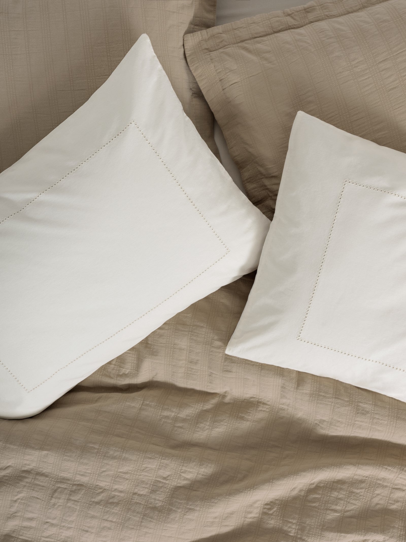 Cotton Box-Cotton Box Natura çift Kişilik Yatak örtüsü/Pike Takımı Vilo Bej-Pikeli Nevresim Takımı-4-Milagron.com