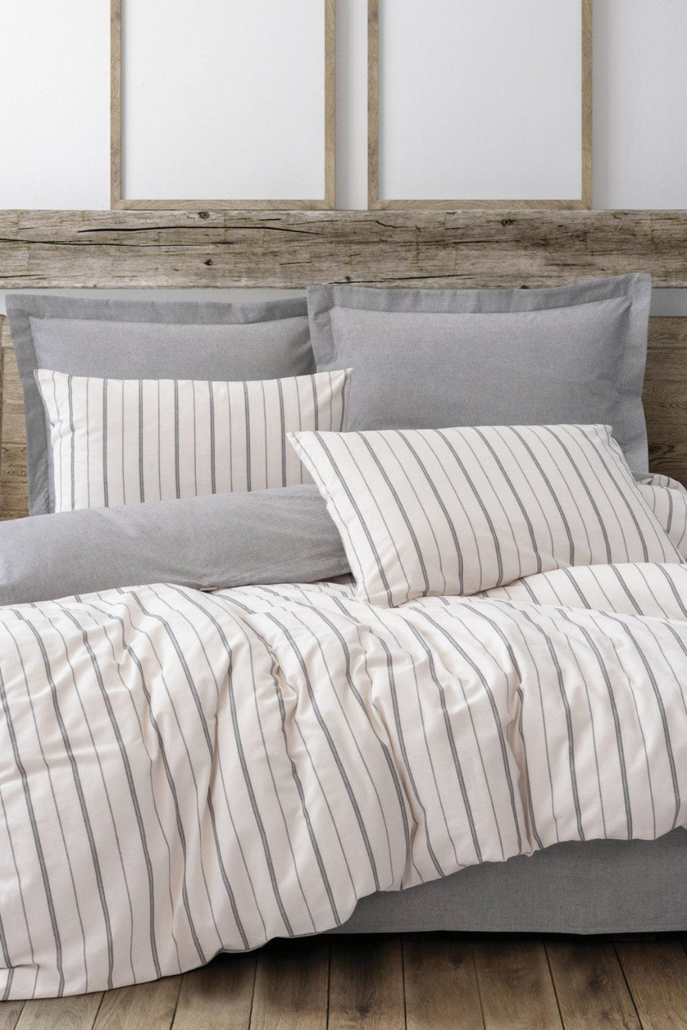 Cotton Box-Natureforce İpliği Boyalı Çift Kişilik Nevresim Takımı Unus Gri-Nevresim Takımı-2-Milagron.com