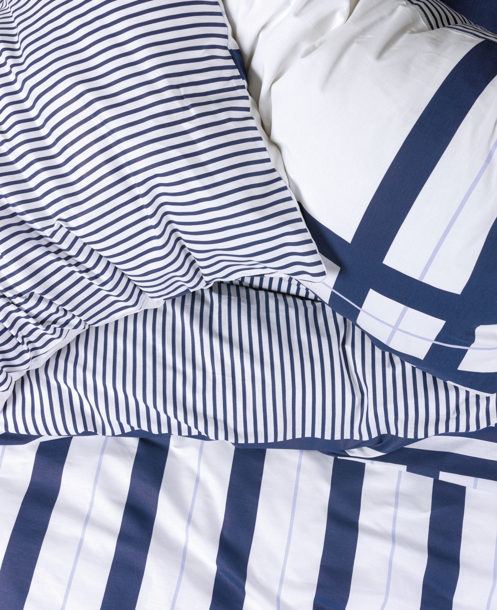 Cotton Box-Nobil Ranforce Tek Kişilik Nevresim Takımı Nifty Lacivert-Nevresim Takımı-2-Milagron.com