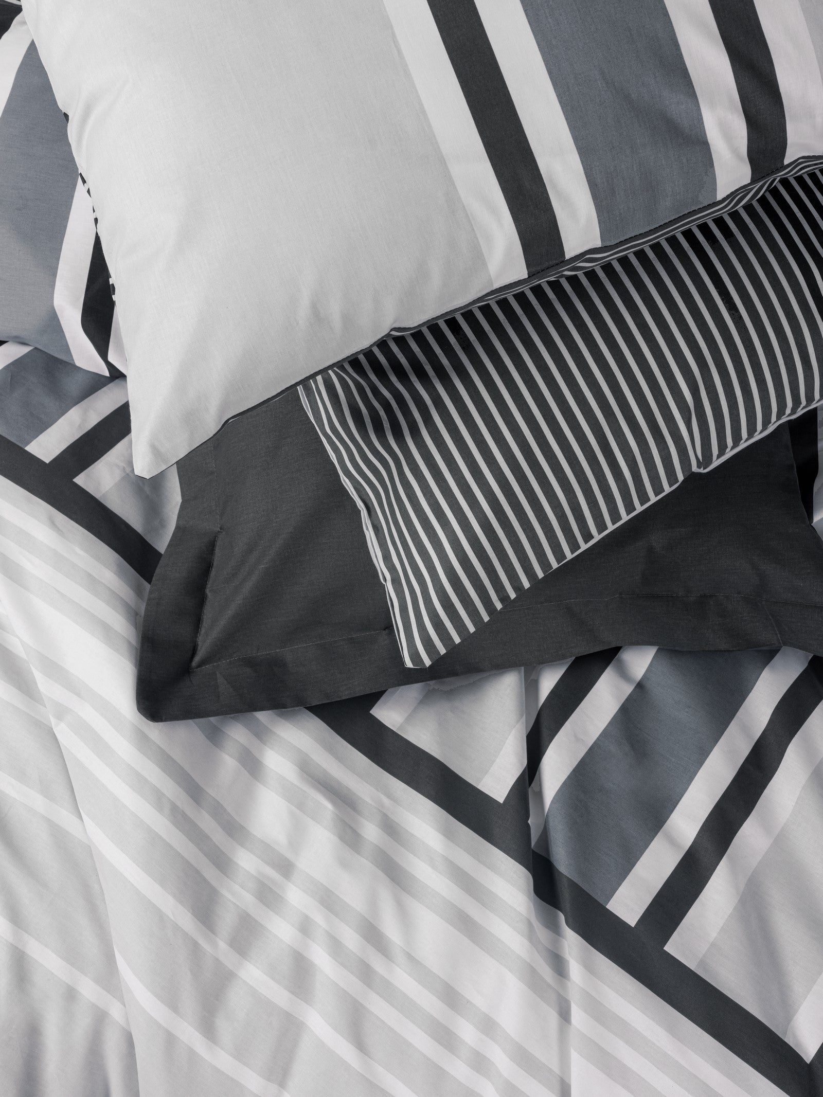 Cotton Box-Nobil Ranforce Tek Kişilik Nevresim Takımı Nobby Antrasit-Nevresim Takımı-2-Milagron.com