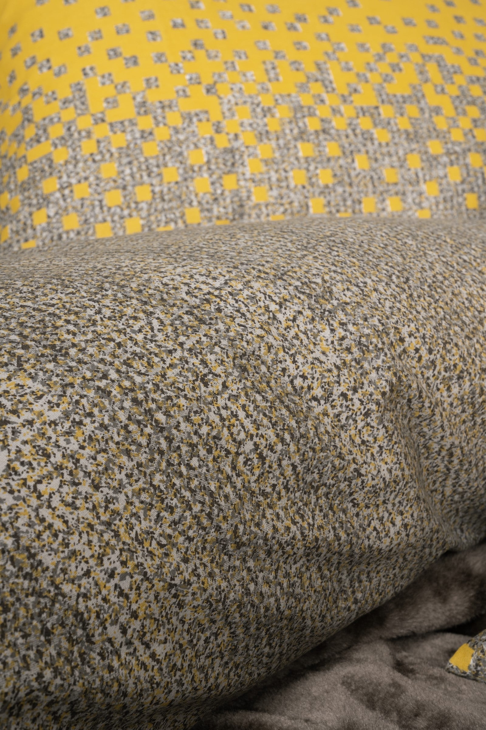 Cotton Box-Oyster Battaniyeli Çift Kişilik Nevresim Takımı Kahve-Nevresim Takımı-3-Milagron.com