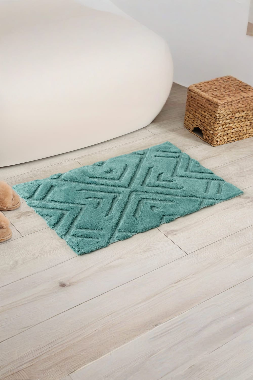 Cotton Box-Pamuklu Paspas Blow Mint 60x100-Paspas-1-Milagron.com