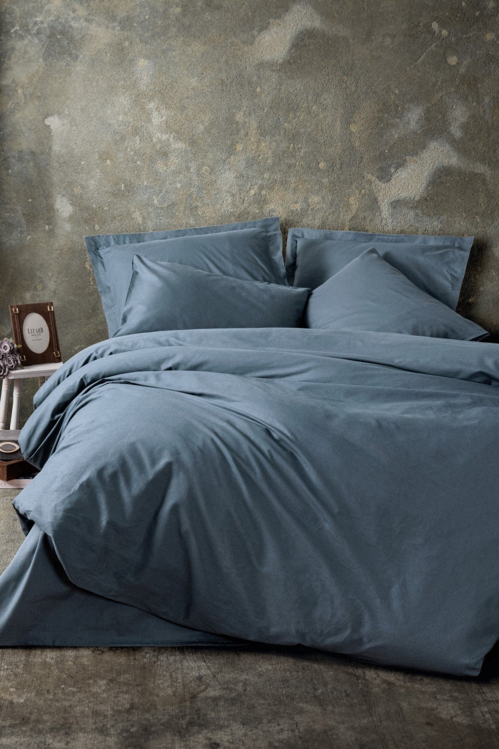 Cotton Box-Plain Tek Kişilik Nevresim Takımı Antrasit-Nevresim Takımı-1-Milagron.com