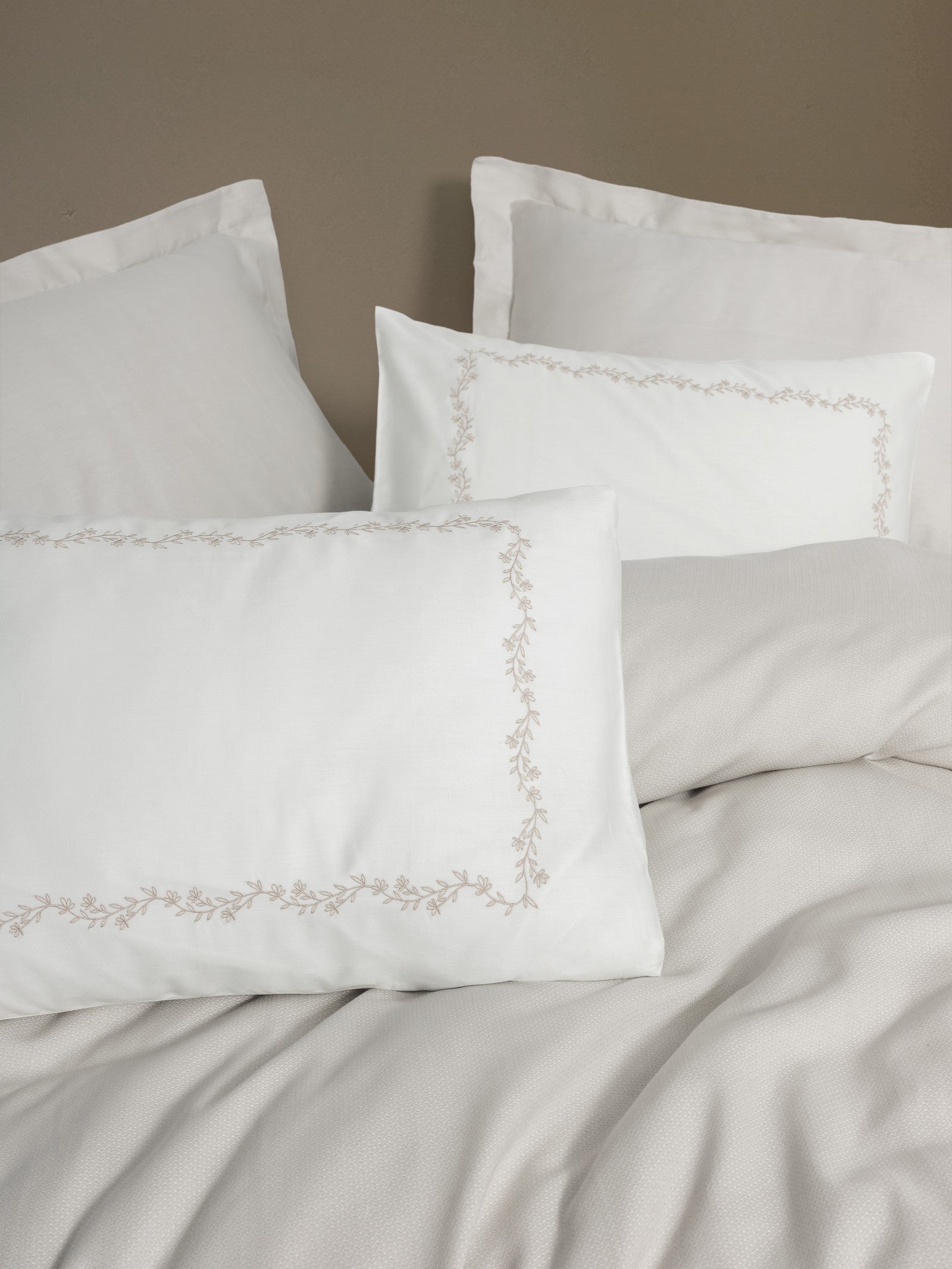 Cotton Box-Serenity Bambu Çift Kişilik Pike Takımı Filima Bej-Nevresim Takımı-2-Milagron.com