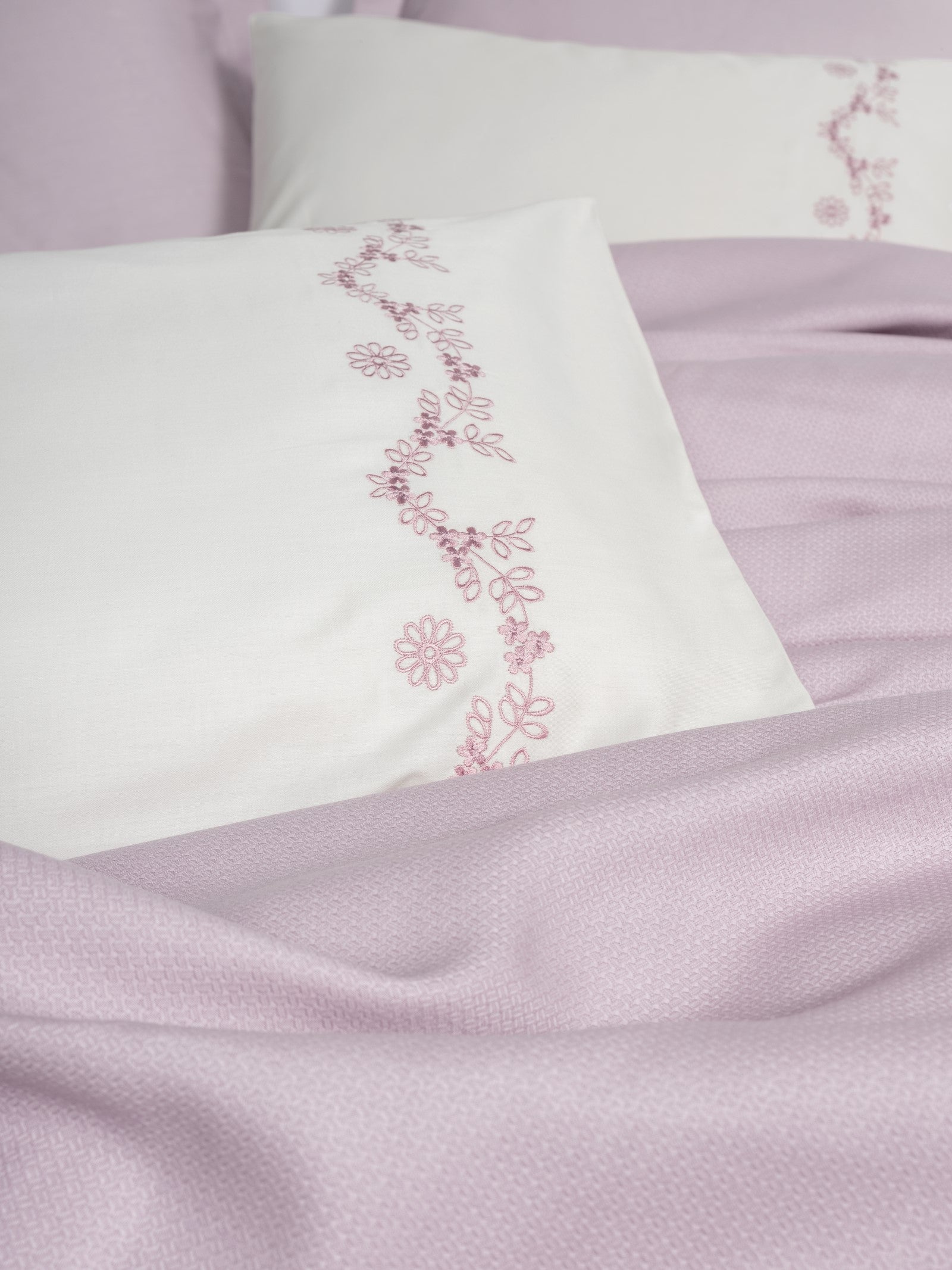 Cotton Box-Serenity Bambu Çift Kişilik Pike Takımı Vaila Lila-Nevresim Takımı-3-Milagron.com