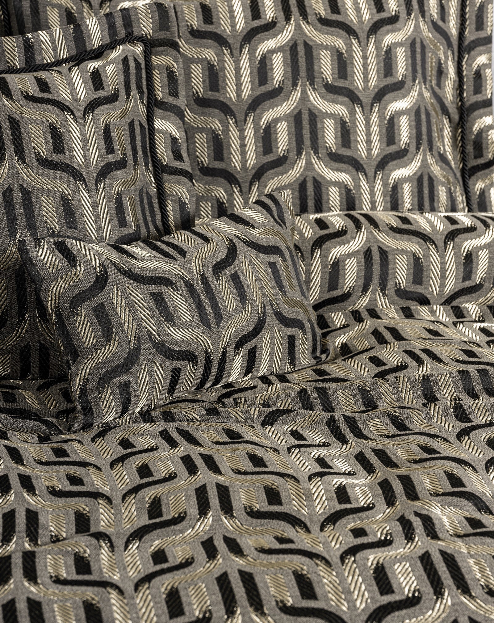 Cotton Box-Smart Çift Kişilik Yatak Örtüsü Bertha Antrasit-Yatak Örtüsü-2-Milagron.com