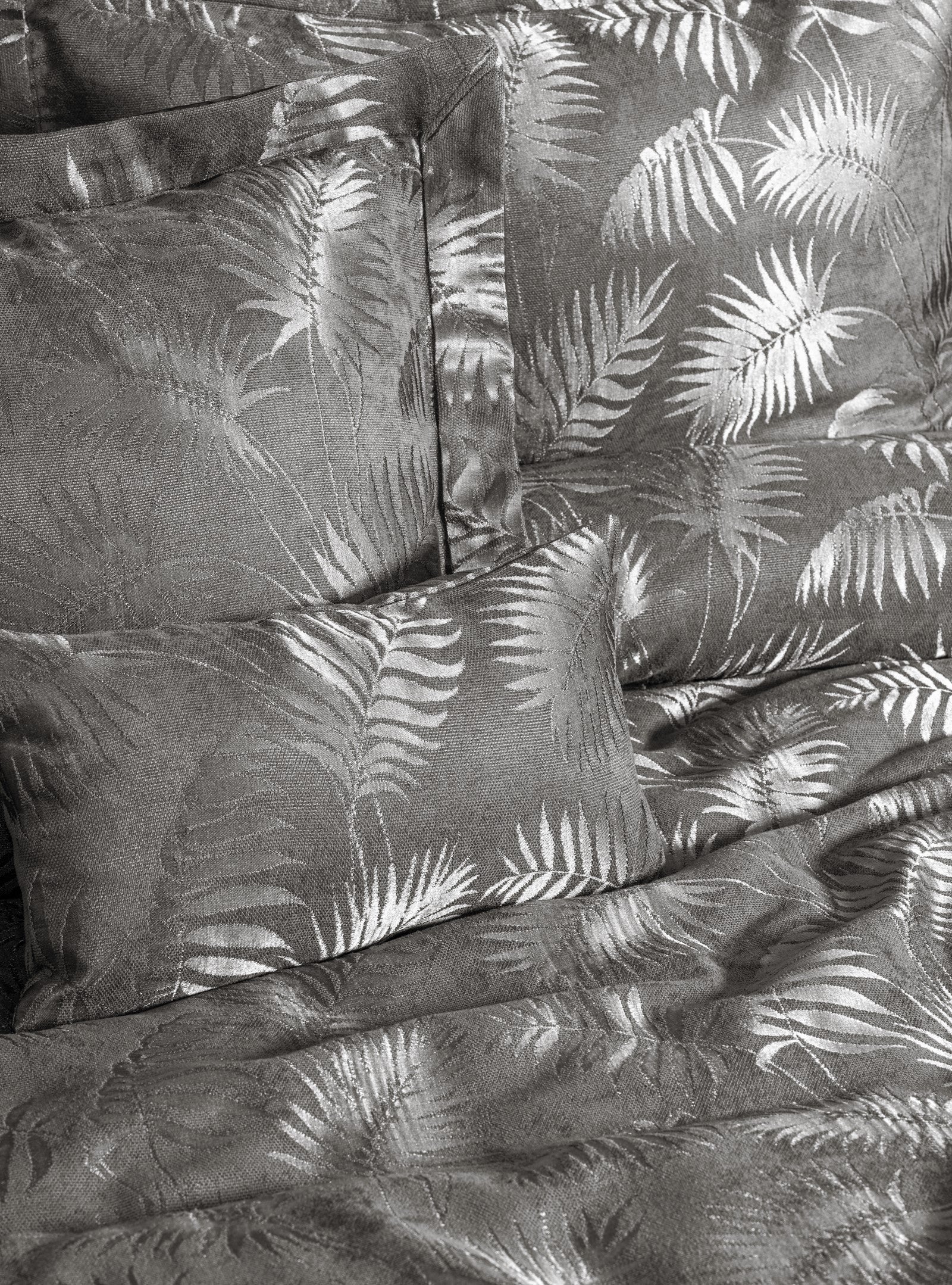 Cotton Box-Smart Çift Kişilik Yatak Örtüsü Dafne Antrasit-Yatak Örtüsü-2-Milagron.com