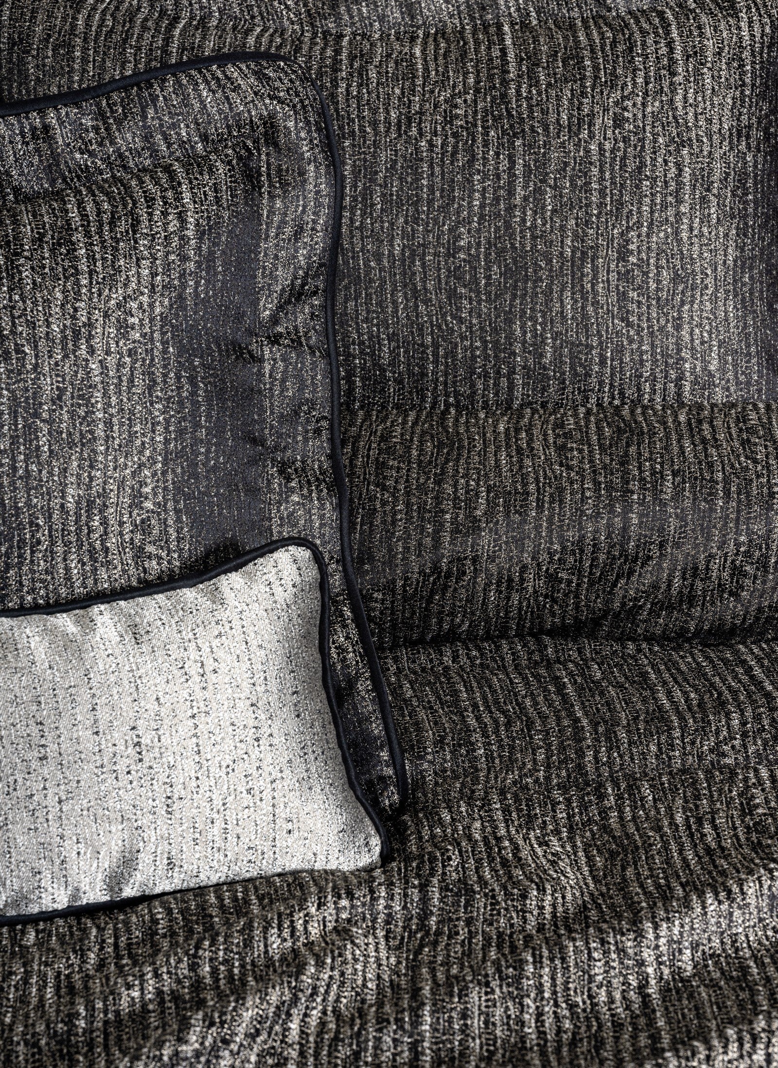 Cotton Box-Smart Çift Kişilik Yatak örtüsü Vivian Gri-Yatak Örtüsü-2-Milagron.com