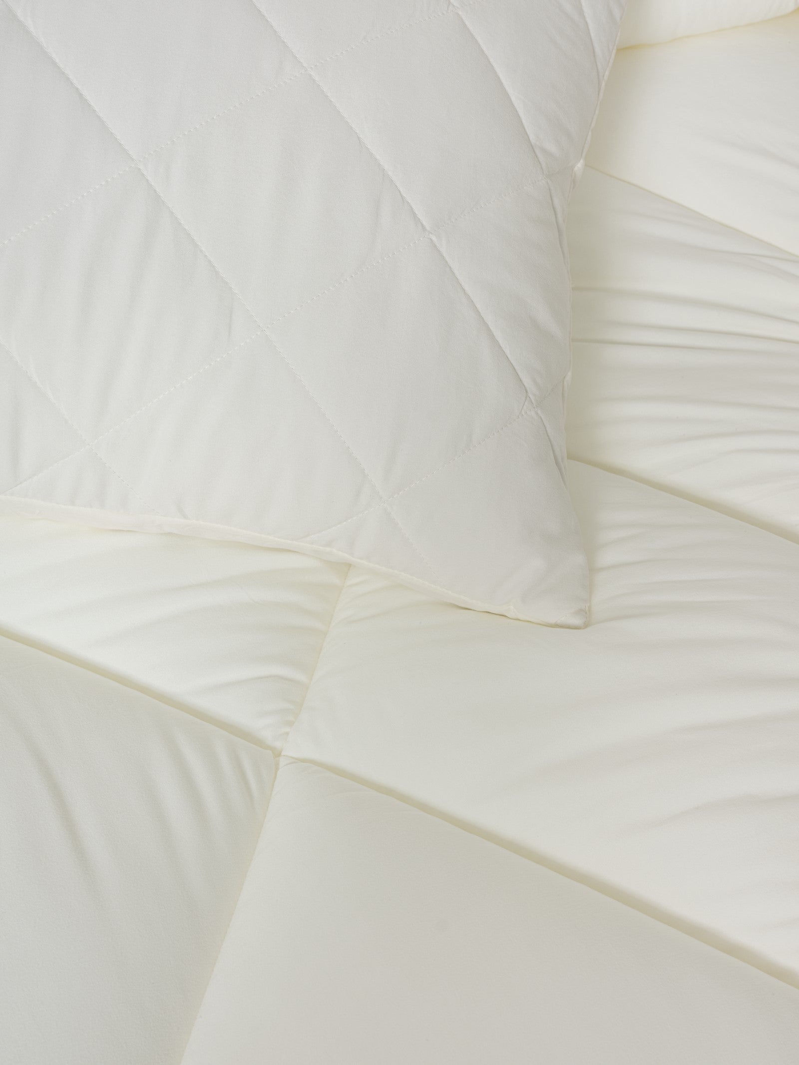 Cotton Box-Softwash Tek Kişilik Yorgan Seti Ekru-Yorgan-3-Milagron.com