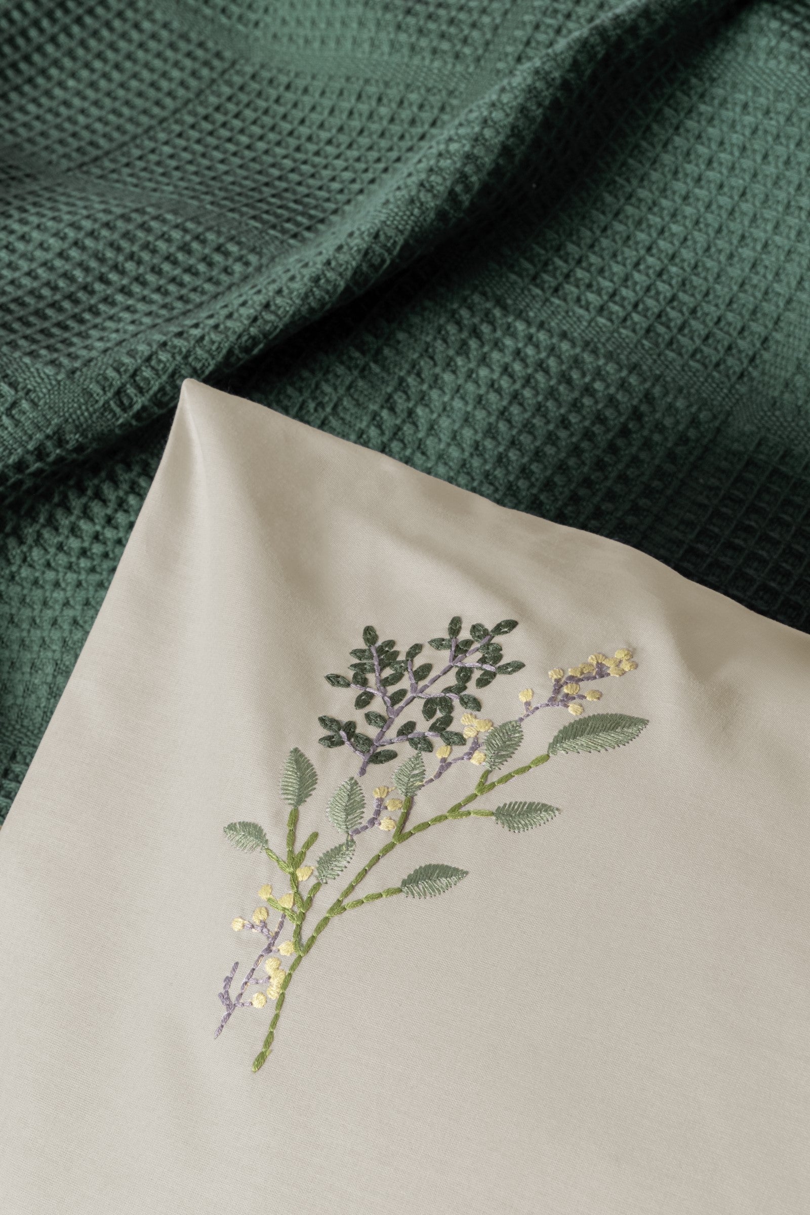 Cotton Box-Spin Çift Kişilik Pike Takımı Sophia Yeşil-Pike Takımı-2-Milagron.com