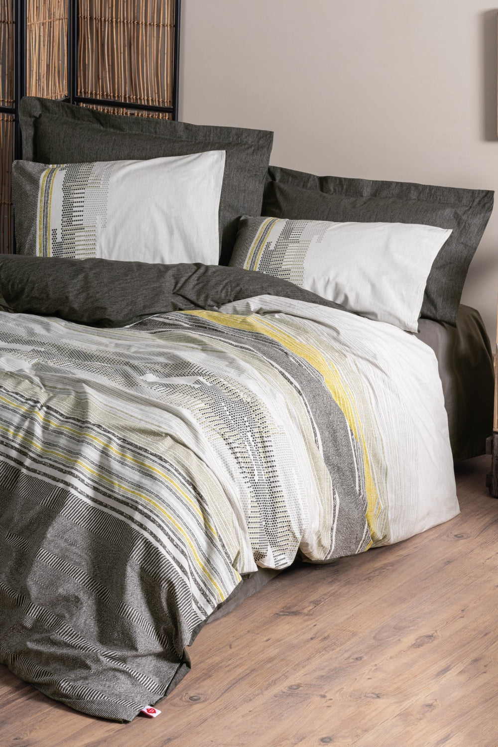 Cotton Box-Toprak Çift Kişilik Nevresim Takımı Taron Vizon-Nevresim Takımı-1-Milagron.com