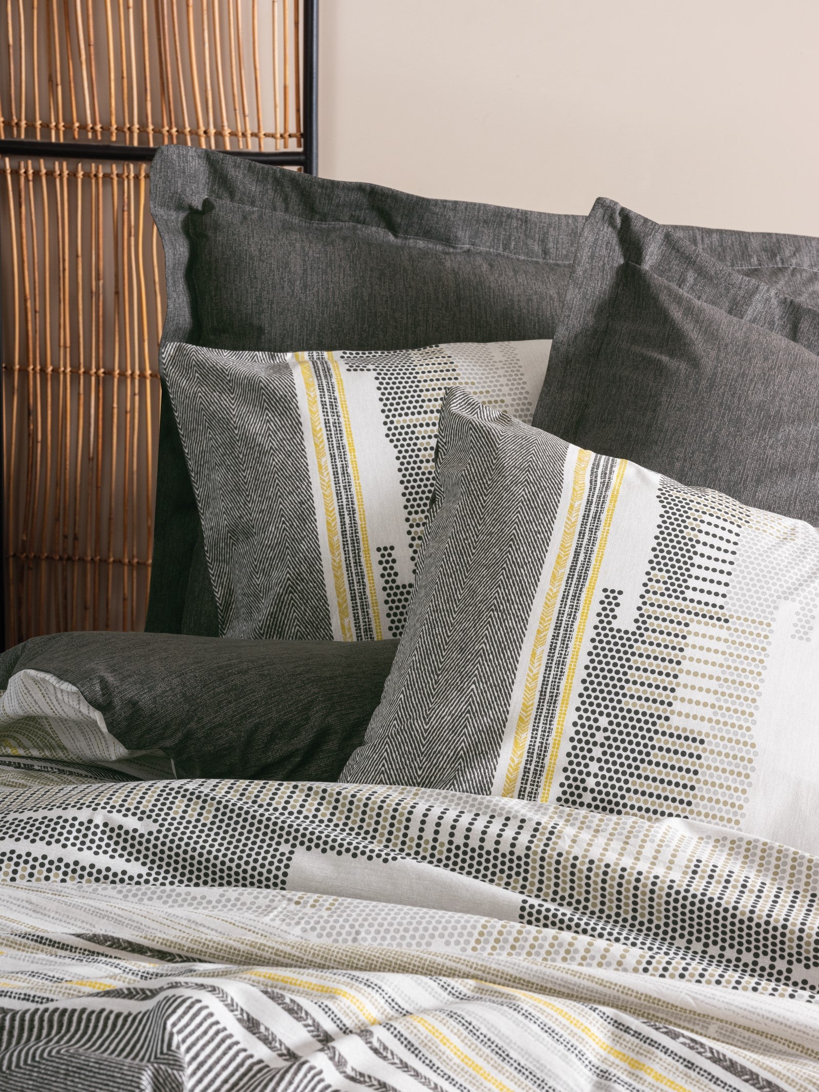 Cotton Box-Cotton Box Toprak Tek Kişilik Nevresim Takımı Taron Vizon-Tek Kişilik Nevresim Takımı-2-Milagron.com