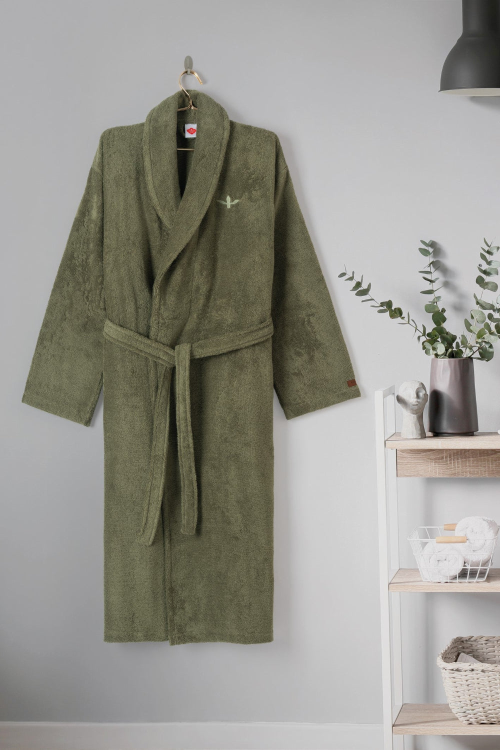 Cotton Box-Wellness Bornoz Forest Yeşil S/M-Bornoz-1-Milagron.com