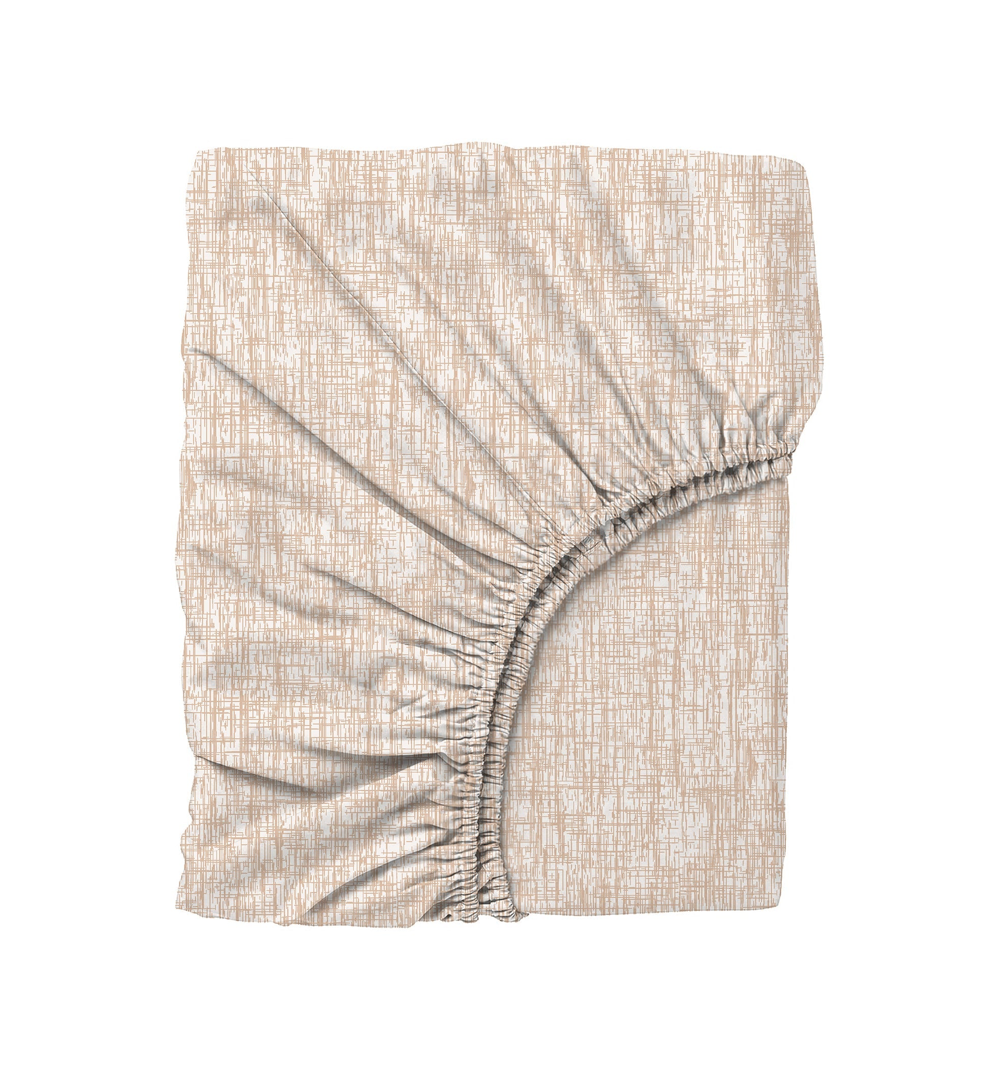 Cozy Home-Cozy Home Tek Kişilik Lastikli çarşaflı Nevresim Takımı Kare Krem-Tek Kişilik Nevresim Takımı-6-Milagron.com